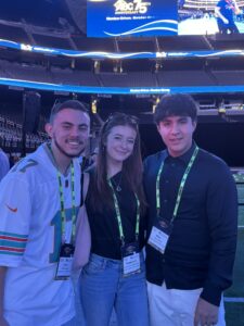 Aren Marsh, Gabe Kuntz and Genevieve Spitaletto led the FIT team